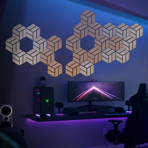 Acoustic 3D hexic Technical grey oak - Image 4