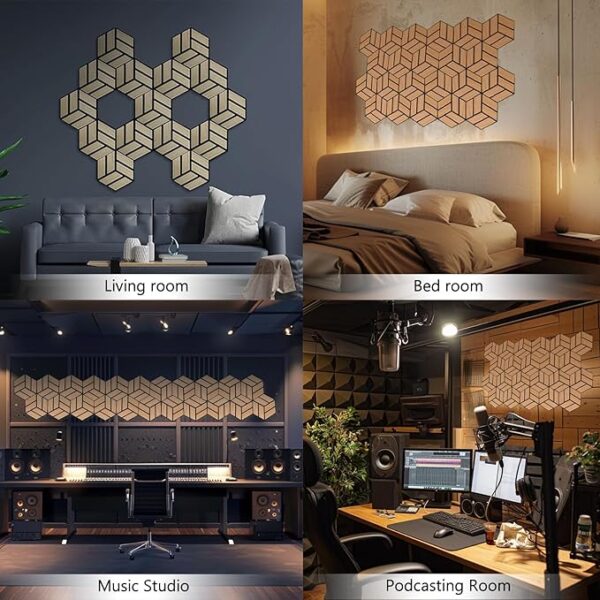 Acoustic 3D Hexic Technical Golden Teak 1767Q - Image 4