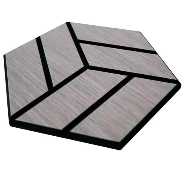 Acoustic 3D hexic Technical grey oak