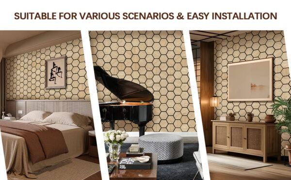 Acoustic 3D Hex Technical Walnut - Image 11