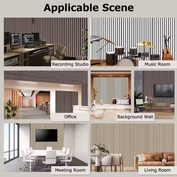 Acoustic Slat PANEL Technical Walnut Jk - Image 7