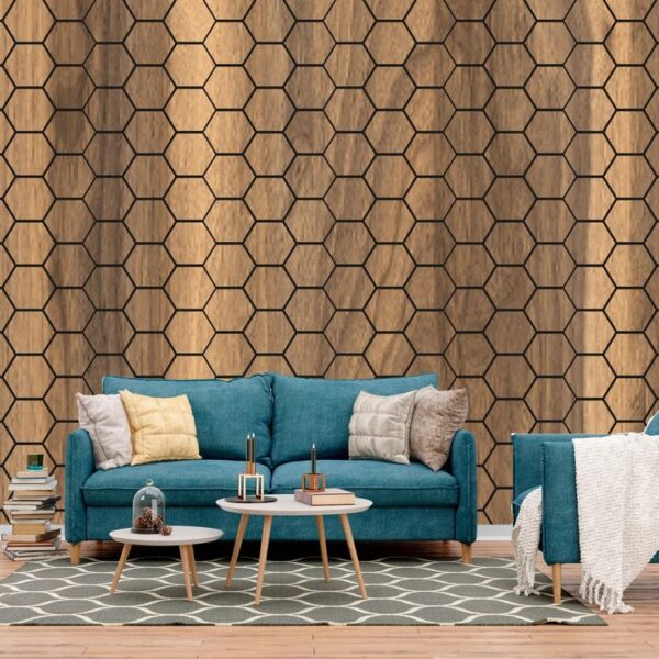 Acoustic 3D Hex Technical Walnut - Image 7