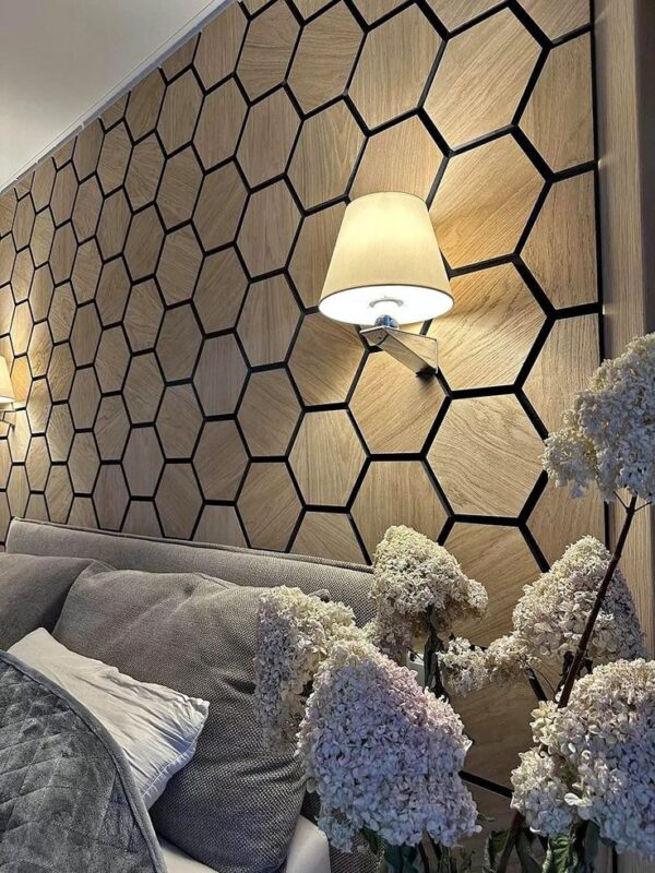 Acoustic 3D Hex Technical Walnut - Image 5