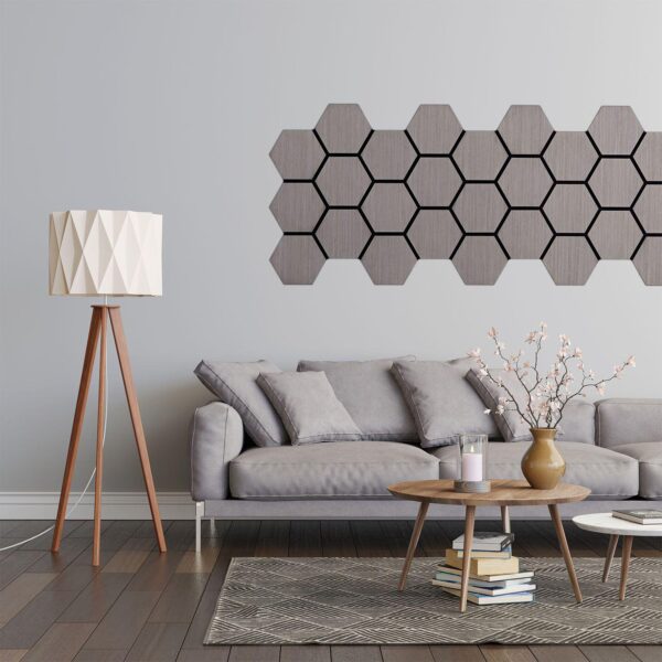 Acoustic 3D Hex Technical Grey Oak - Image 2