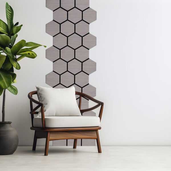 Acoustic 3D Hex Technical Grey Oak - Image 3